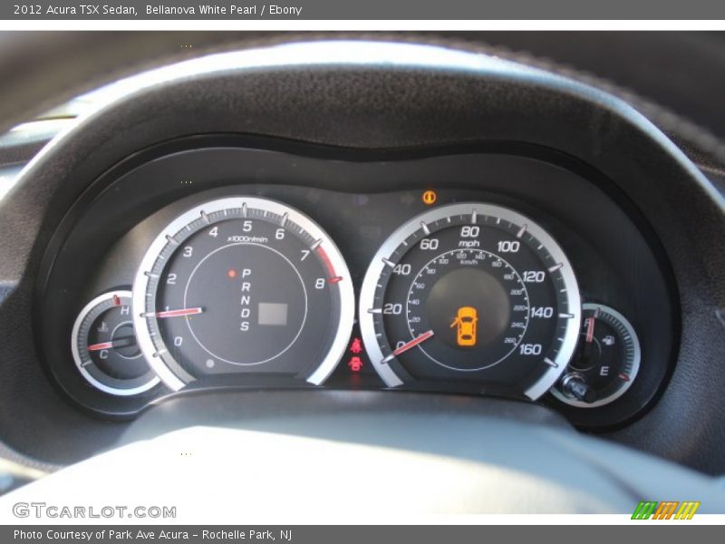Bellanova White Pearl / Ebony 2012 Acura TSX Sedan
