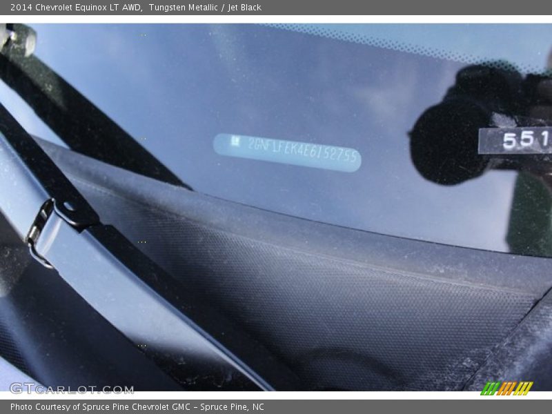 Tungsten Metallic / Jet Black 2014 Chevrolet Equinox LT AWD