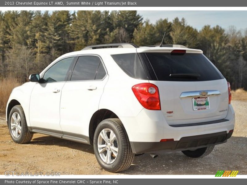 Summit White / Light Titanium/Jet Black 2013 Chevrolet Equinox LT AWD