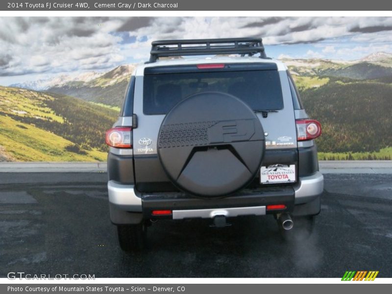 Cement Gray / Dark Charcoal 2014 Toyota FJ Cruiser 4WD