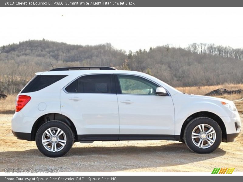 Summit White / Light Titanium/Jet Black 2013 Chevrolet Equinox LT AWD