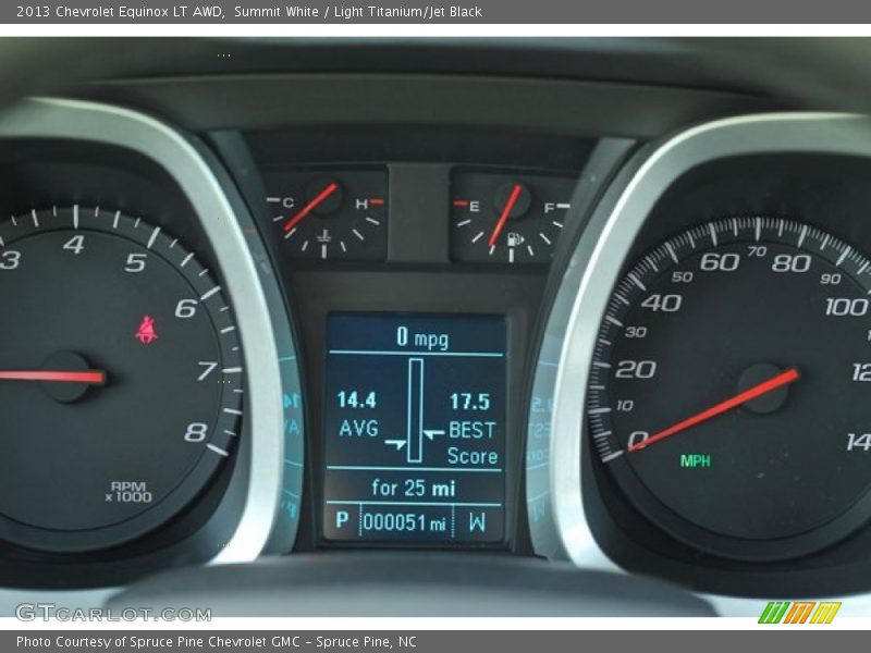 Summit White / Light Titanium/Jet Black 2013 Chevrolet Equinox LT AWD