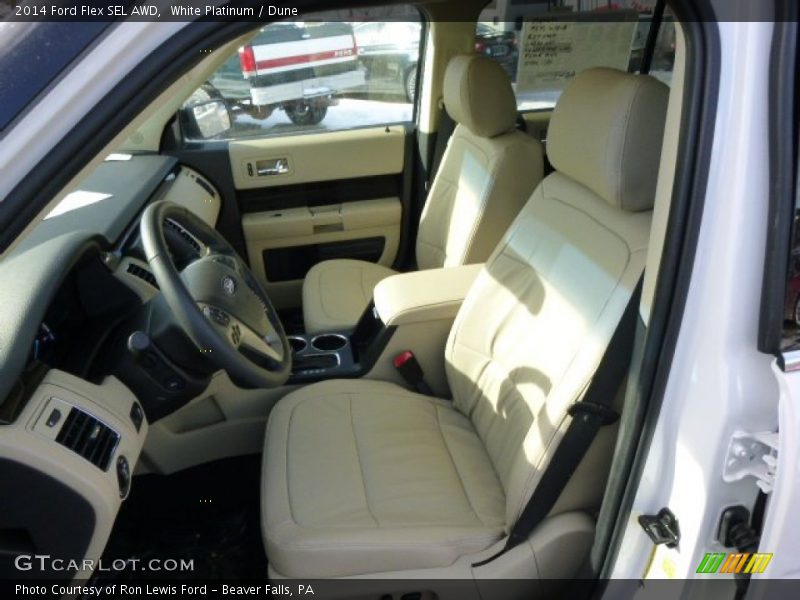 Front Seat of 2014 Flex SEL AWD