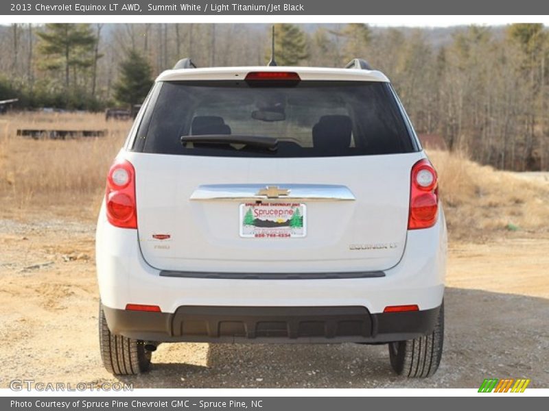 Summit White / Light Titanium/Jet Black 2013 Chevrolet Equinox LT AWD