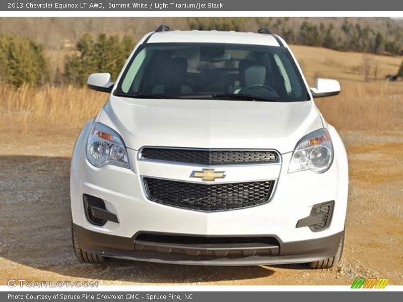 Summit White / Light Titanium/Jet Black 2013 Chevrolet Equinox LT AWD