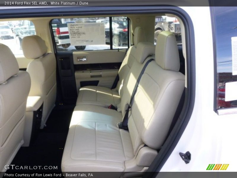 Rear Seat of 2014 Flex SEL AWD