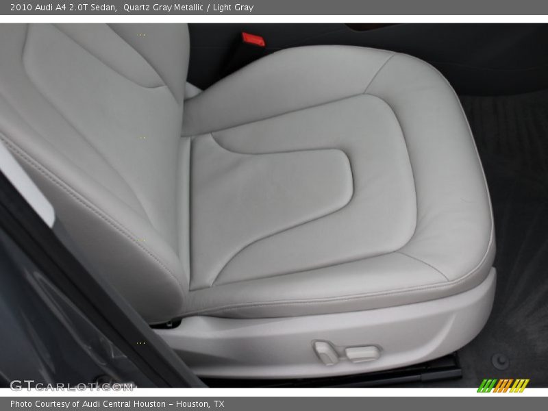 Quartz Gray Metallic / Light Gray 2010 Audi A4 2.0T Sedan