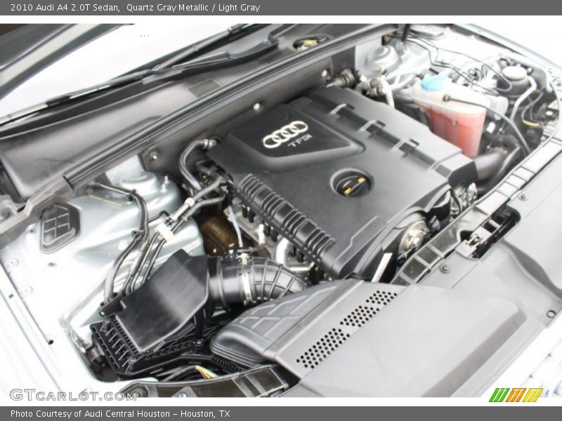Quartz Gray Metallic / Light Gray 2010 Audi A4 2.0T Sedan