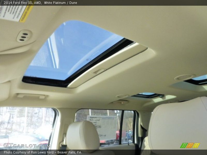 Sunroof of 2014 Flex SEL AWD
