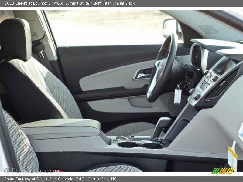Summit White / Light Titanium/Jet Black 2013 Chevrolet Equinox LT AWD