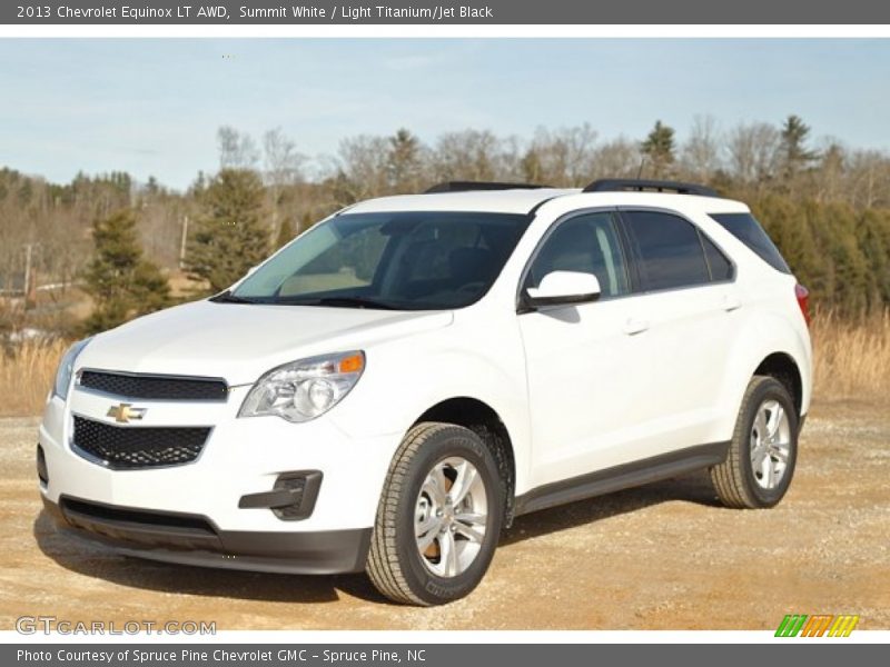Summit White / Light Titanium/Jet Black 2013 Chevrolet Equinox LT AWD