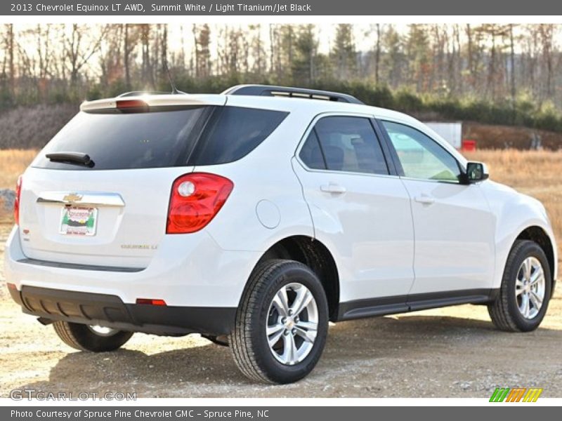 Summit White / Light Titanium/Jet Black 2013 Chevrolet Equinox LT AWD