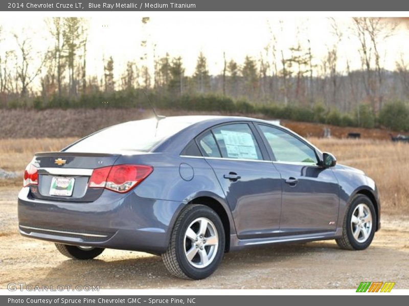 Blue Ray Metallic / Medium Titanium 2014 Chevrolet Cruze LT