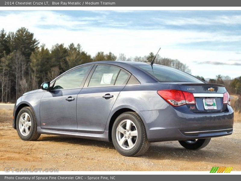 Blue Ray Metallic / Medium Titanium 2014 Chevrolet Cruze LT