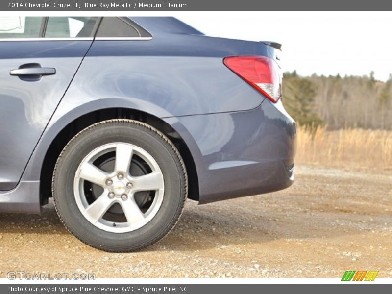 Blue Ray Metallic / Medium Titanium 2014 Chevrolet Cruze LT