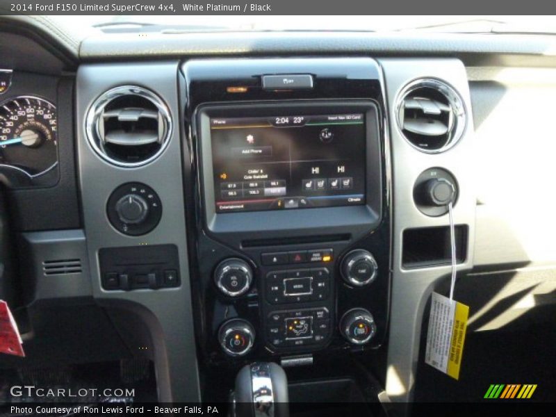 White Platinum / Black 2014 Ford F150 Limited SuperCrew 4x4
