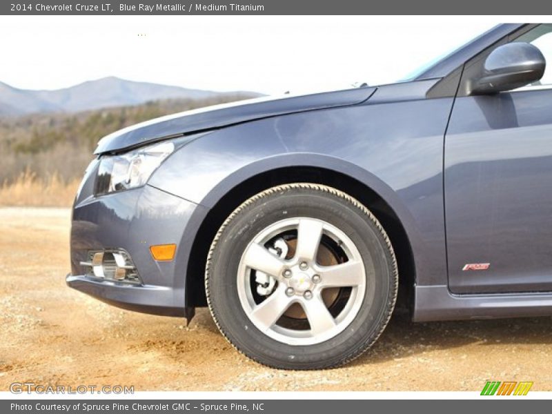 Blue Ray Metallic / Medium Titanium 2014 Chevrolet Cruze LT