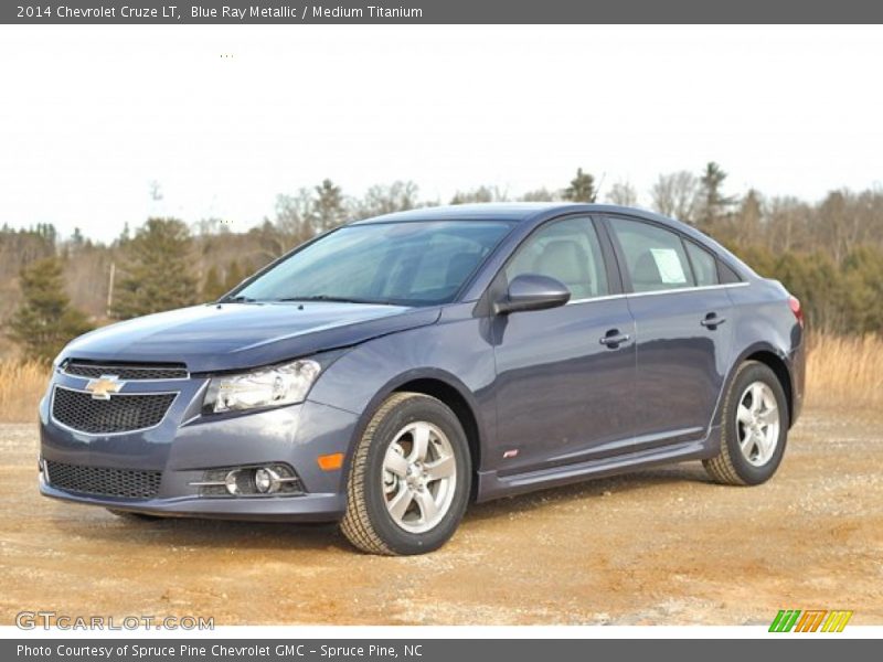 Blue Ray Metallic / Medium Titanium 2014 Chevrolet Cruze LT