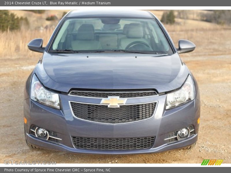 Blue Ray Metallic / Medium Titanium 2014 Chevrolet Cruze LT