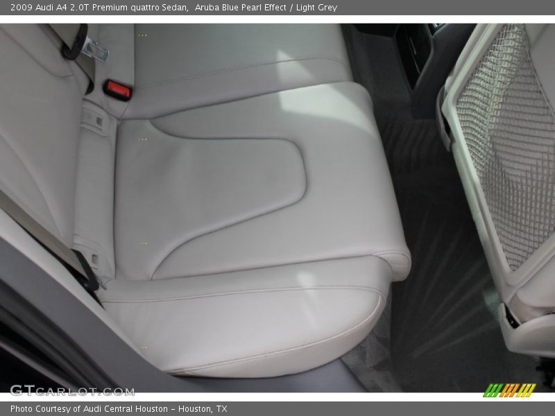 Aruba Blue Pearl Effect / Light Grey 2009 Audi A4 2.0T Premium quattro Sedan