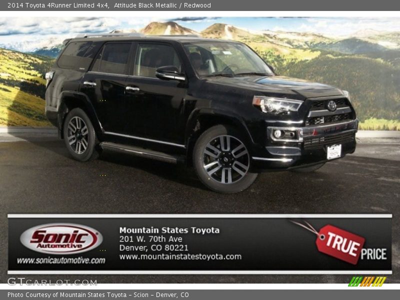 Attitude Black Metallic / Redwood 2014 Toyota 4Runner Limited 4x4