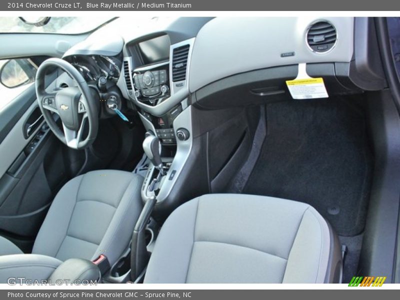 Blue Ray Metallic / Medium Titanium 2014 Chevrolet Cruze LT