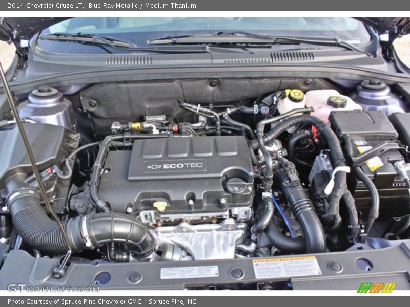Blue Ray Metallic / Medium Titanium 2014 Chevrolet Cruze LT