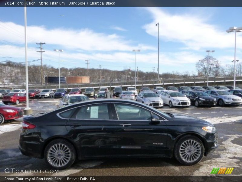 Dark Side / Charcoal Black 2014 Ford Fusion Hybrid Titanium