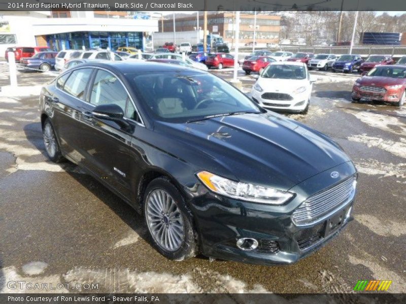 Dark Side / Charcoal Black 2014 Ford Fusion Hybrid Titanium