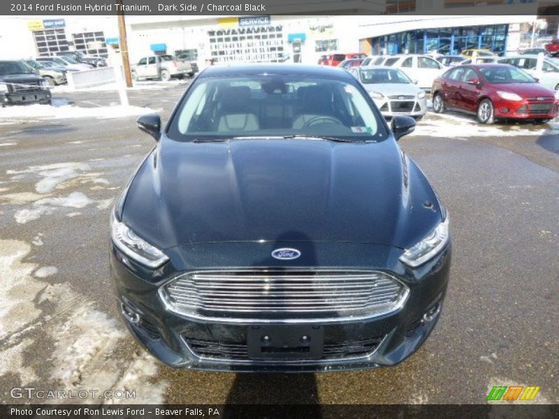 Dark Side / Charcoal Black 2014 Ford Fusion Hybrid Titanium