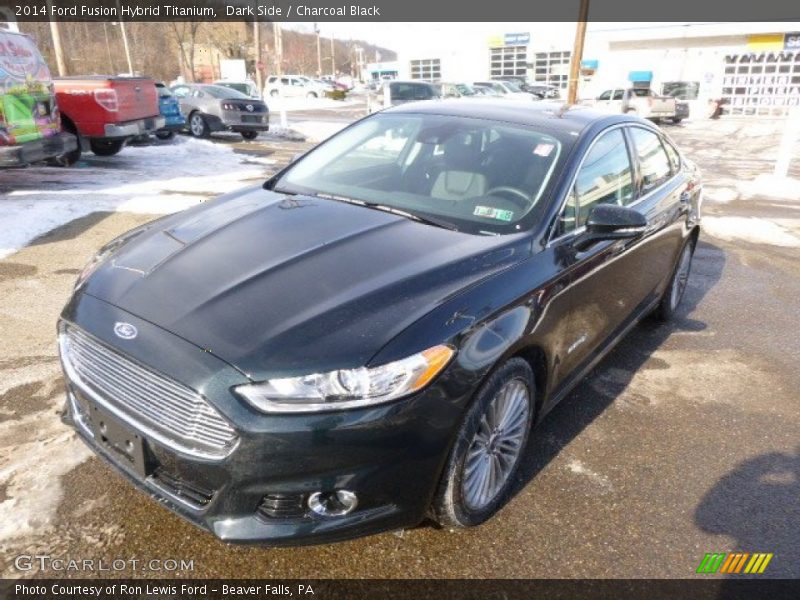 Dark Side / Charcoal Black 2014 Ford Fusion Hybrid Titanium