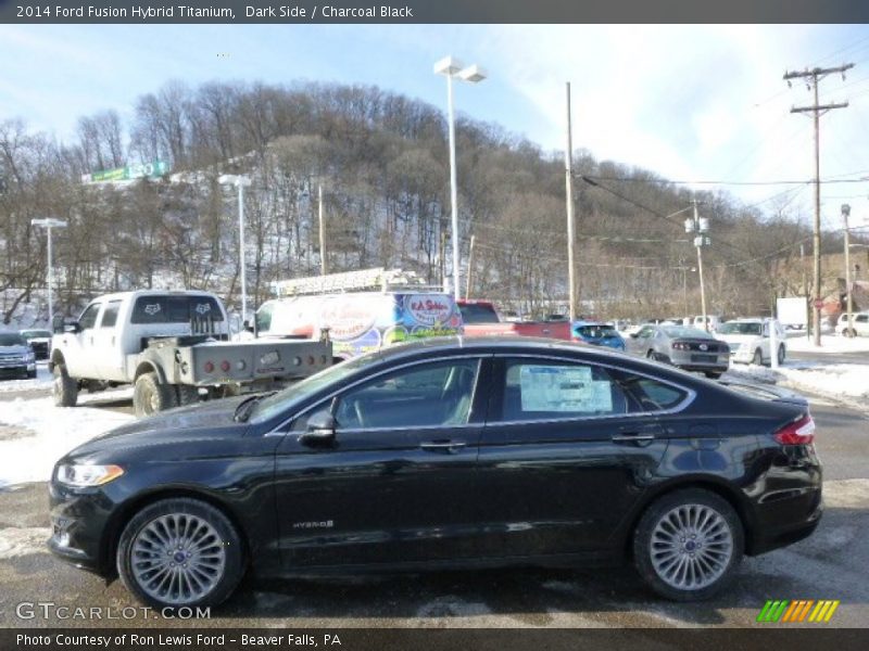 Dark Side / Charcoal Black 2014 Ford Fusion Hybrid Titanium