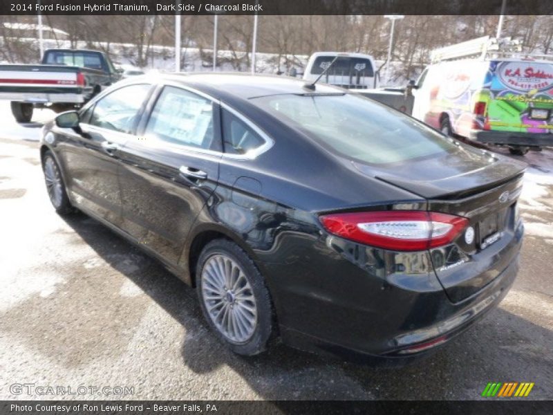 Dark Side / Charcoal Black 2014 Ford Fusion Hybrid Titanium