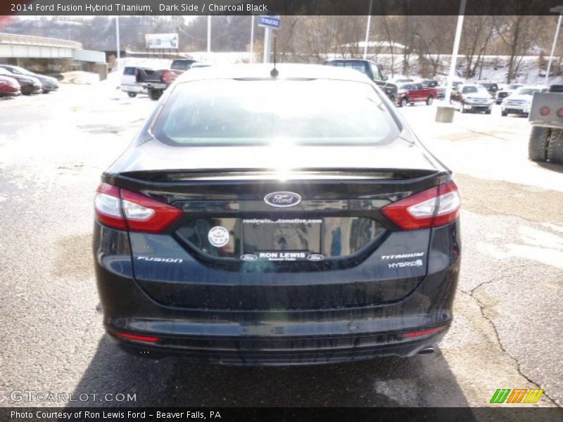 Dark Side / Charcoal Black 2014 Ford Fusion Hybrid Titanium