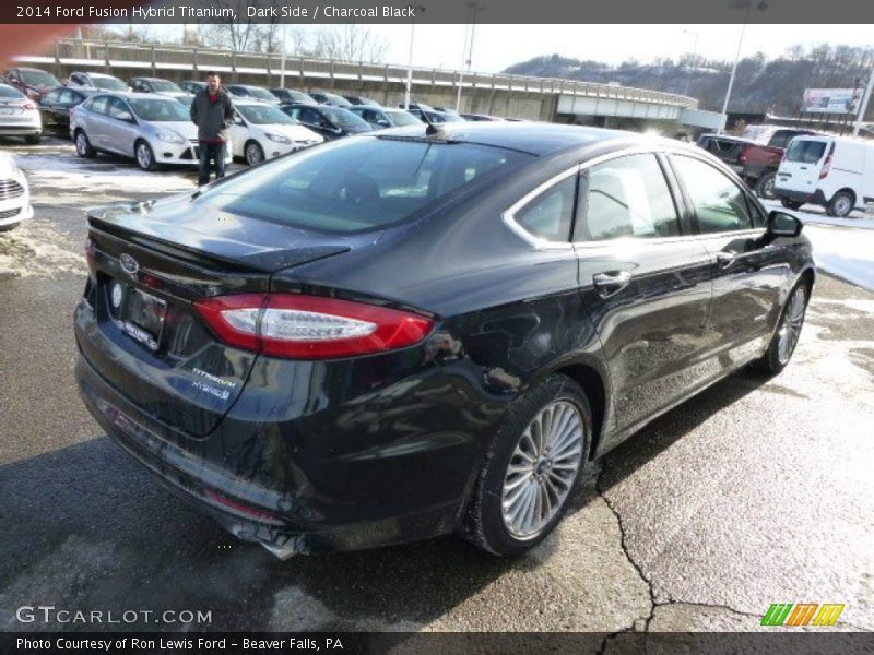 Dark Side / Charcoal Black 2014 Ford Fusion Hybrid Titanium