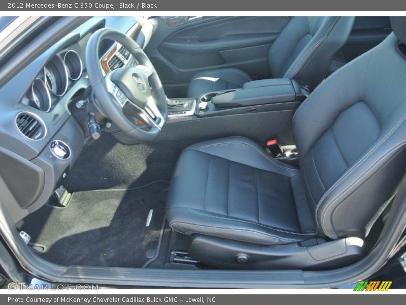 Black / Black 2012 Mercedes-Benz C 350 Coupe