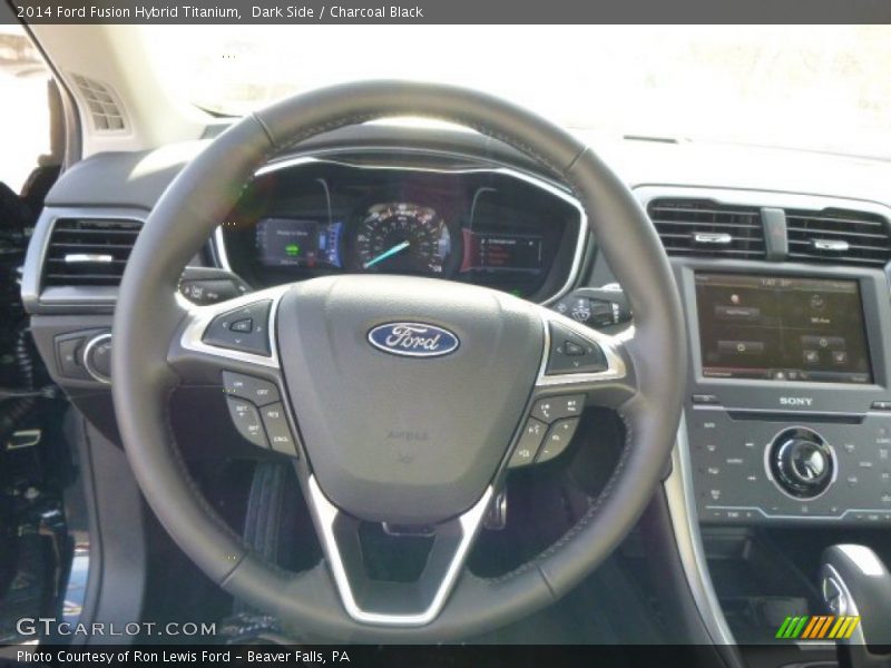 Dark Side / Charcoal Black 2014 Ford Fusion Hybrid Titanium