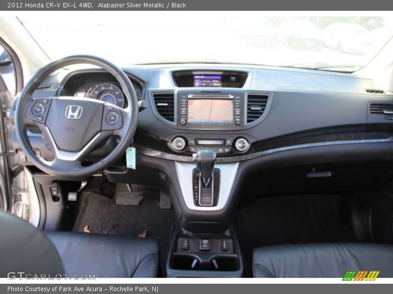 Alabaster Silver Metallic / Black 2012 Honda CR-V EX-L 4WD