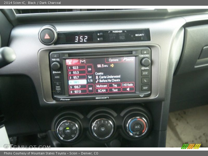 Black / Dark Charcoal 2014 Scion tC