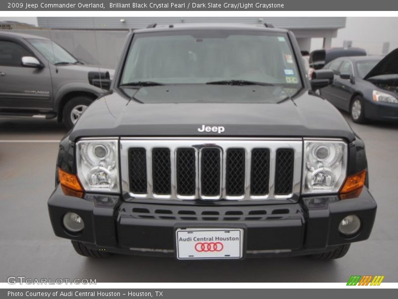 Brilliant Black Crystal Pearl / Dark Slate Gray/Light Graystone 2009 Jeep Commander Overland