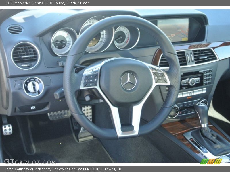 Black / Black 2012 Mercedes-Benz C 350 Coupe