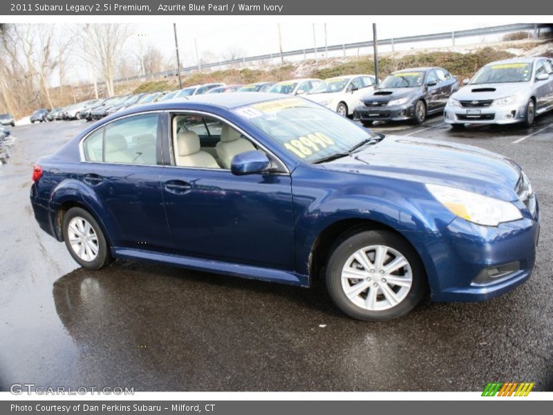 Azurite Blue Pearl / Warm Ivory 2011 Subaru Legacy 2.5i Premium