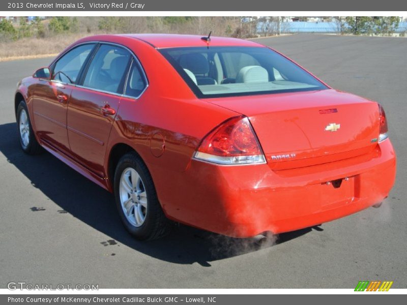 Victory Red / Gray 2013 Chevrolet Impala LS