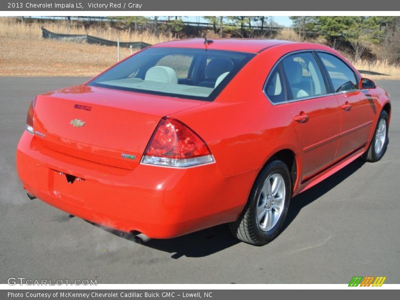 Victory Red / Gray 2013 Chevrolet Impala LS