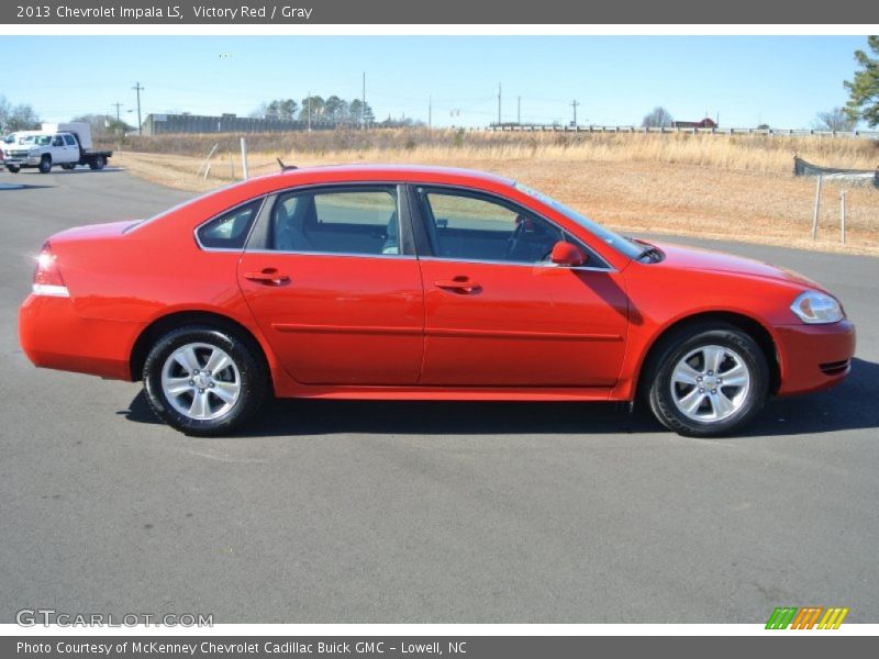 Victory Red / Gray 2013 Chevrolet Impala LS