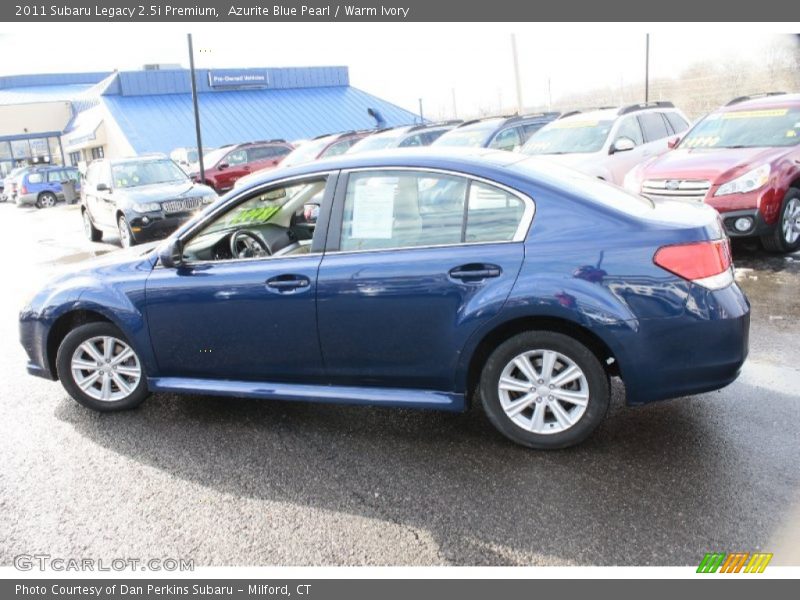 Azurite Blue Pearl / Warm Ivory 2011 Subaru Legacy 2.5i Premium