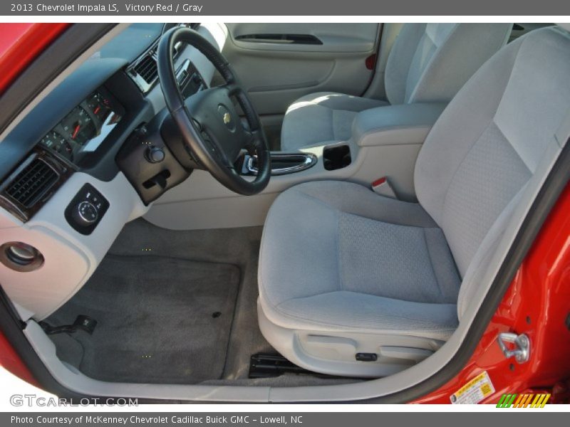 Victory Red / Gray 2013 Chevrolet Impala LS