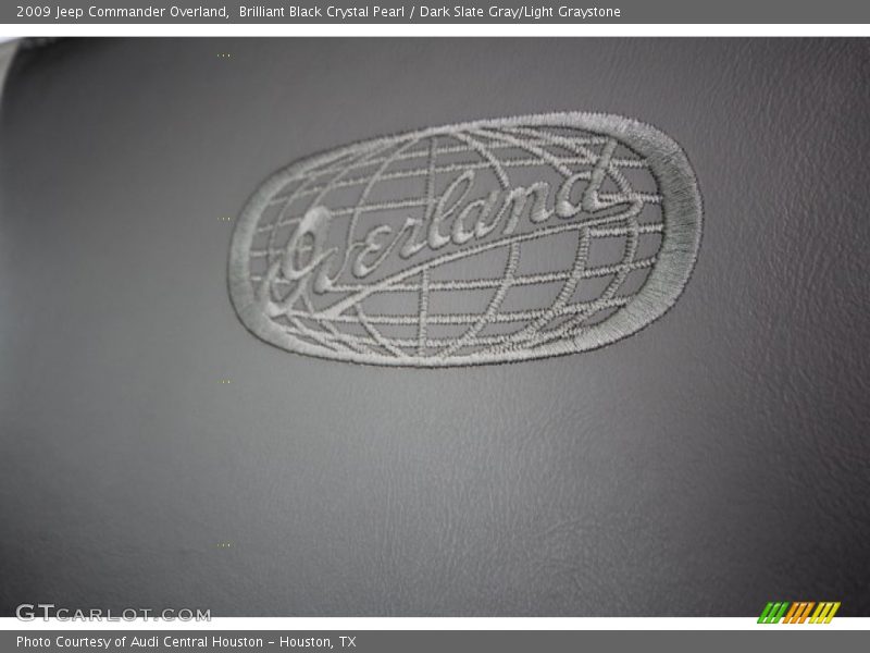 Brilliant Black Crystal Pearl / Dark Slate Gray/Light Graystone 2009 Jeep Commander Overland