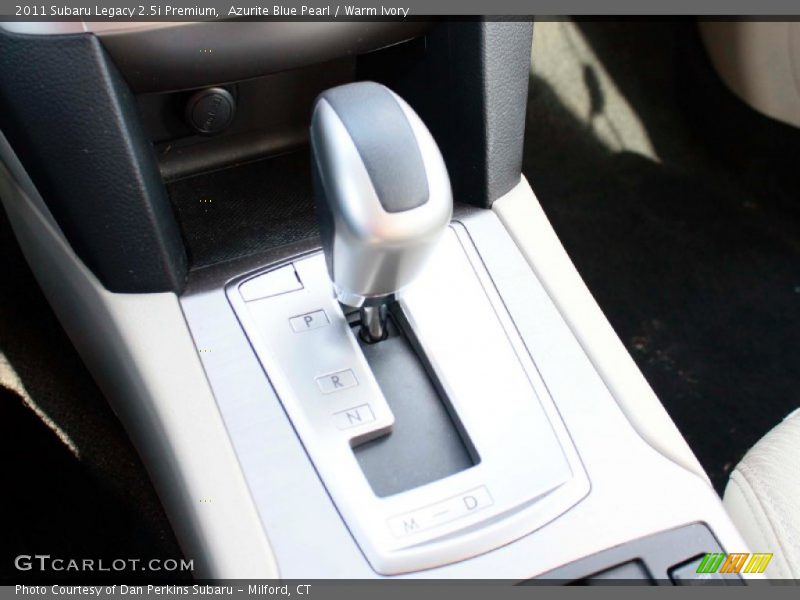 Azurite Blue Pearl / Warm Ivory 2011 Subaru Legacy 2.5i Premium