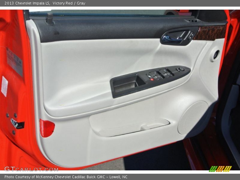Victory Red / Gray 2013 Chevrolet Impala LS